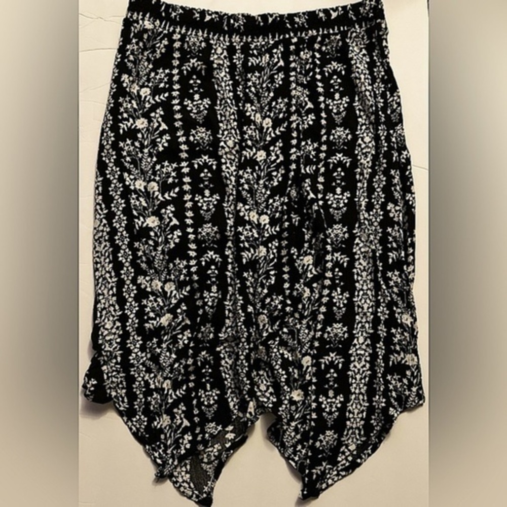 Faded glory size small (4-6) lightweight midi elastic waistband skirt